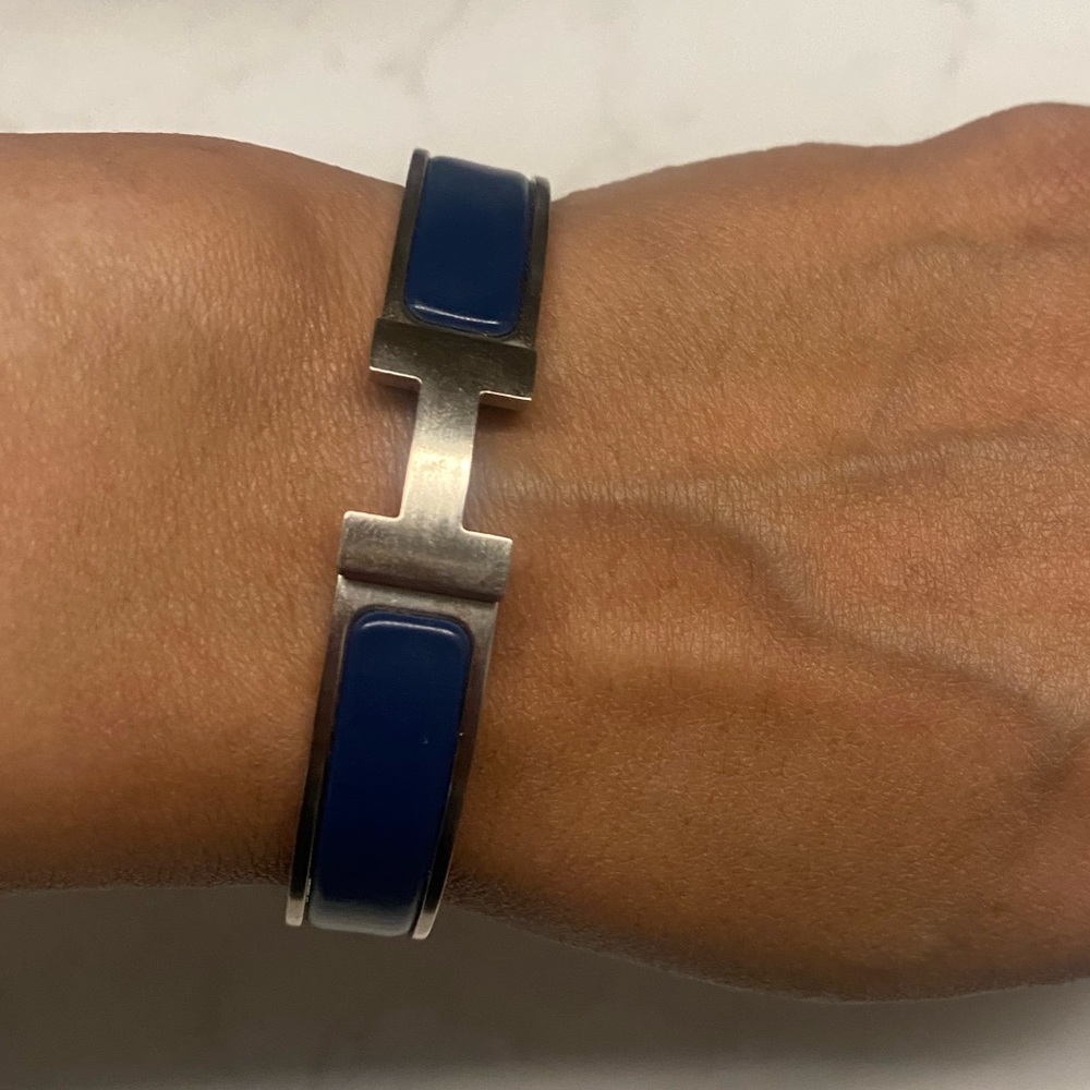 Authentic Hermes H Enamel bracelet